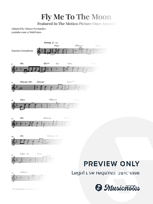Fly Me to the Moon | SOPRANO SAX SOLO