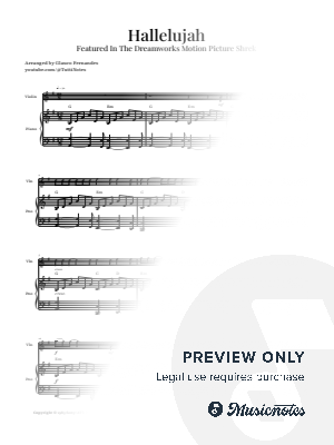 Hallelujah - Leonard Cohen | VIOLIN & PIANO