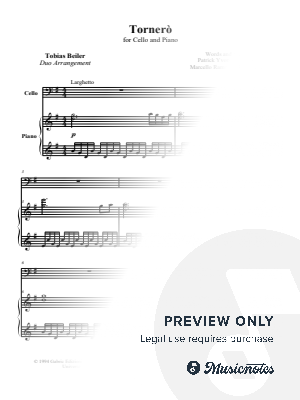 Tornerò - Cello & Piano