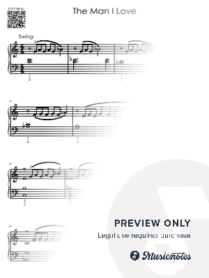 The Man I Love - Gershwin - Easy JAZZ Piano Tutorial I Sheet Music by Alicja Urbanowicz - Sheet Music