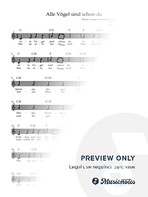 Alle Vögel sind schon da