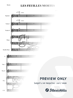 Les Feuilles Mortes (Autumn Leaves) - Joseph Kosma