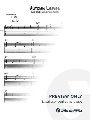 Autumn Leaves Jazz Guitar Study