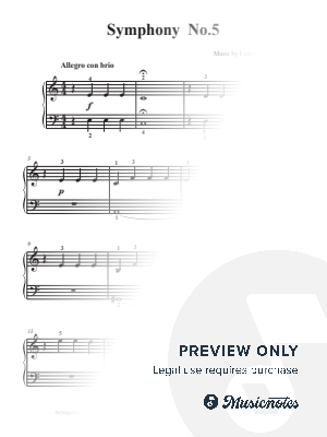 Symphony No 5 by Ludwig van Beethoven