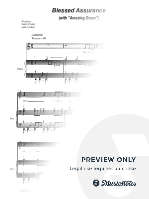 Blessed Assurance (with "Amazing Grace") (Vocal solo)