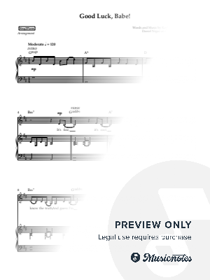 Good Luck, Babe! by Sing2Piano - Sheet Music