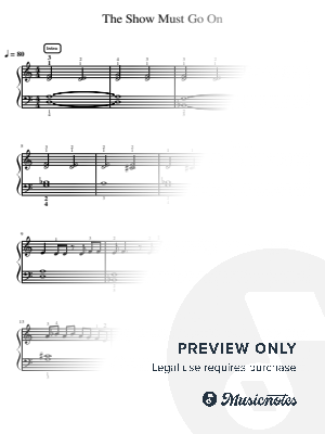 The Show Must Go On - Intermediate