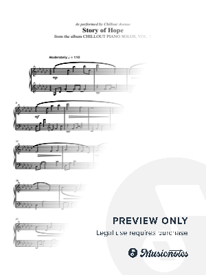 Story of Hope by Joshua David Harris - Sheet Music