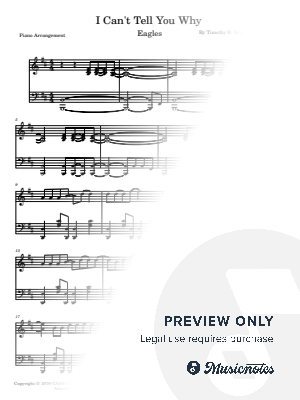 I Can't Tell You Why