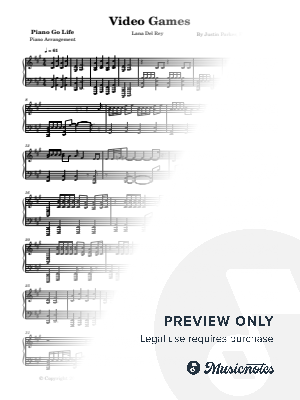 Video Games by Piano Go Life  - Sheet Music