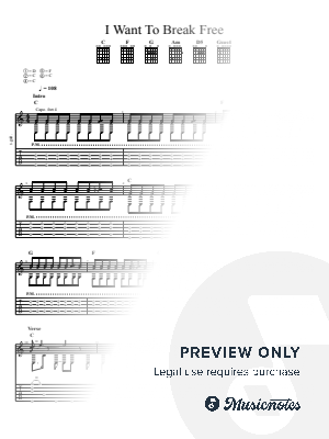 I Want to Break Free by Kelly Valleau - Sheet Music