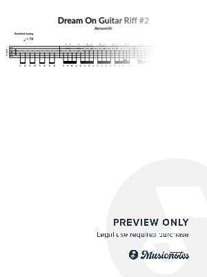 Dream On Guitar Riff #2