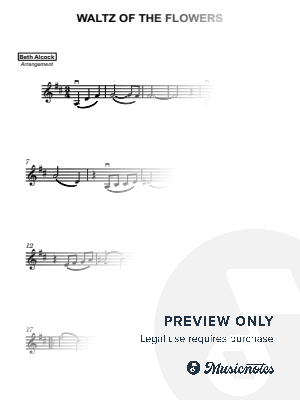 Waltz of the Flowers (The Nutcracker) - violin