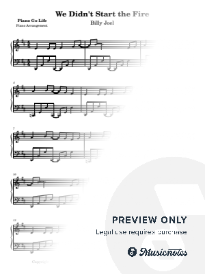 We Didn't Start the Fire