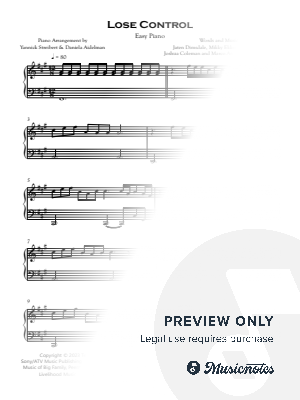 Lose Control [easy] by Yannick Streibert - Sheet Music