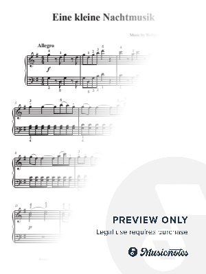 Eine kleine Nachtmusik by Wolfgang Amadeus Mozart