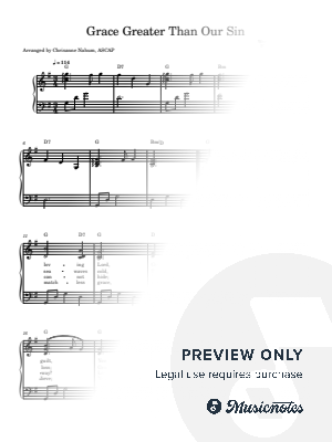 Grace Greater Than Our Sin