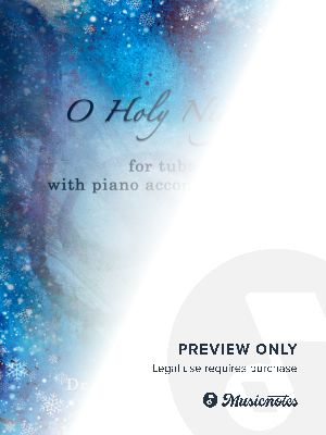 O Holy Night - Tuba with Piano accompaniment by Bragi Thor Valsson - Sheet Music