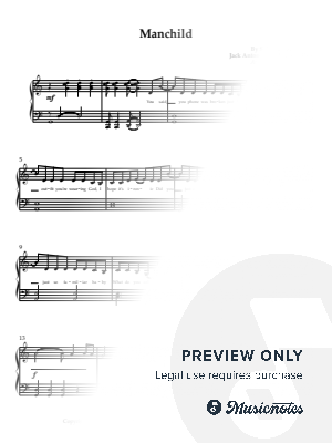 Manchild (easy, 3 pages)