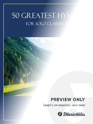 50 Greatest Hymns for Solo Clarinet