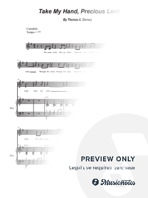 Precious Lord, Take My Hand (Vocal solo)