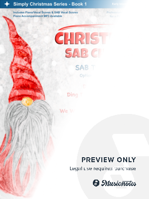 Christmas SAB Choirs Book 1 (SAB Choir and Piano/Guitar)