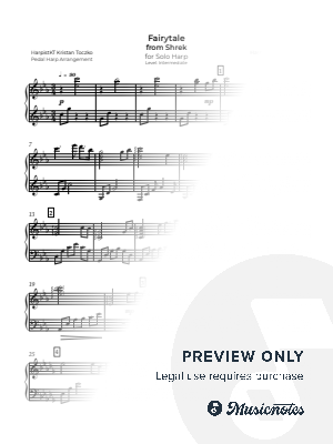 Fairytale Opening by Harpistkt Kristan Toczko - Sheet Music