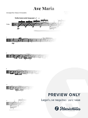 Ave Maria - Schubert | VIOLA SOLO