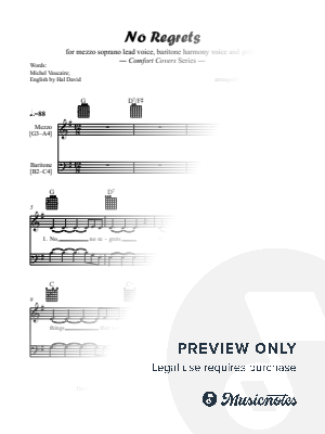 No Regrets (Non, Je Ne Regrette Rien)