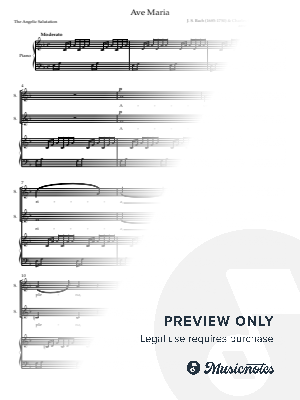 Ave Maria (Bach/Gounod arr Mark Keane) SA