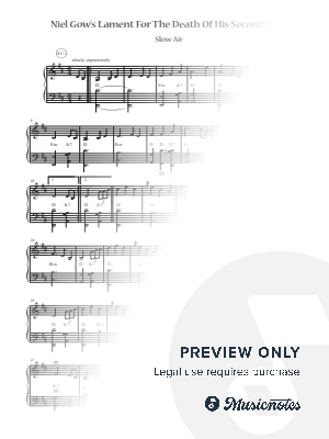 Niel Gow's Lament For The Death Of His Second Wife