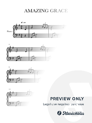 Amazing Grace | PIANO SOLO EASY