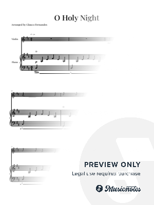 O Holy Night | VIOLIN & PIANO (with Chords)