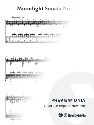 Moonlight Sonata 14 - Ludwig van Beethoven