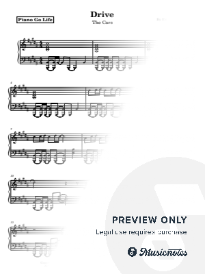 Drive by Piano Go Life  - Sheet Music