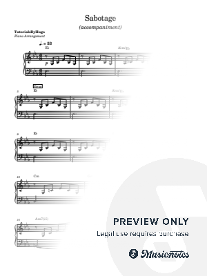 Sabotage [accompaniment]