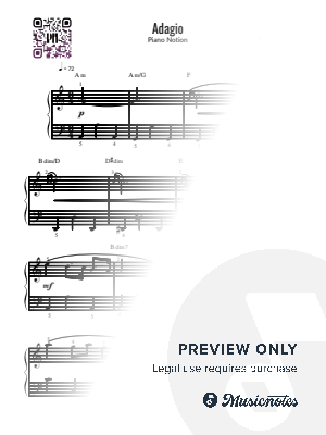 Adagio, Tomaso Albinoni (Easy Piano)