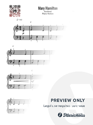 Mary Hamilton (Easy Piano)