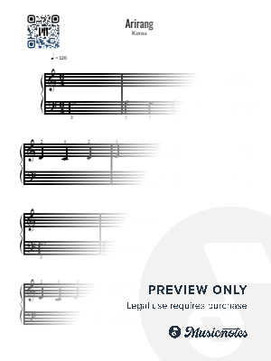 Arirang (Very Easy Piano) by Piano Notion - Sheet Music