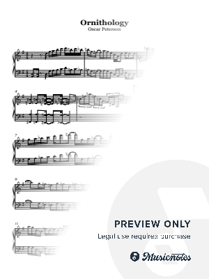 Ornithology by Marsel Hairov - Sheet Music