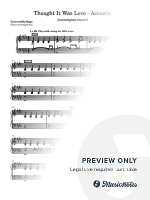 Thought It Was Love - Acoustic [accompaniment]