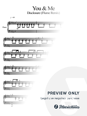 You & Me by Strebler Piano - Sheet Music