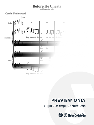 Before He Cheats by Marissa Lane - Sheet Music