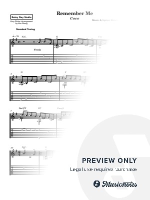 Remember Me [easy] by Rainy Day Studio - Sheet Music