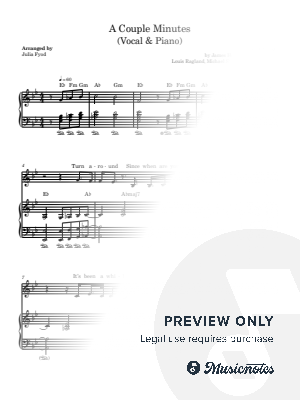 A Couple Minutes by Julia Fyod - Sheet Music