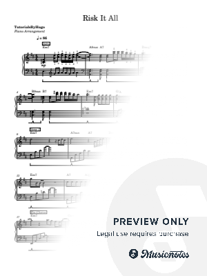 Risk It All by TutorialsByHugo - Sheet Music