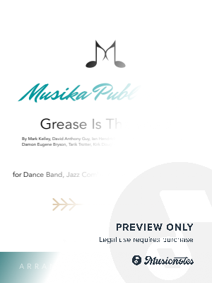 Grease (is the Word) - Dance Band or Jazz Combo with vocalist by Kate Agioritis - Sheet Music