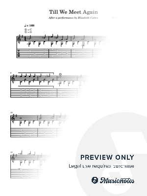 Till We Meet Again by Uros Baric - Sheet Music