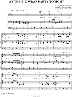 At the Big Wrap Party Tonight