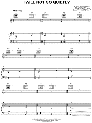 I Will Not Go Quietly